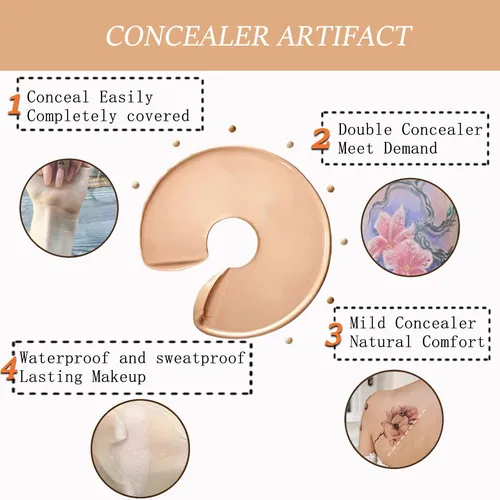Cubierta De Tatuaje, Corrector Invisible Impermeable, Kit De