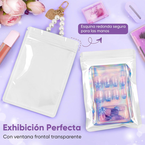 .200pcs Bolsas Holográficas,bolsas Resellables,bolsas Para.