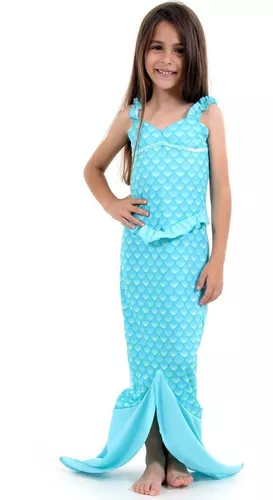 Fantasia Sereia, Roupa Infantil para Menina Fantasia Sereia Usado 90140269