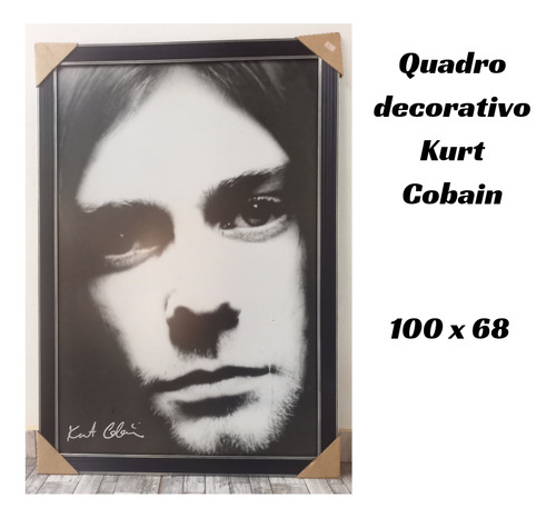 Quadro Decorativo Kurt Cobain