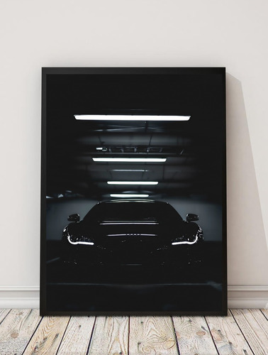 Audi - Cuadro (30×40 -marco Negro)