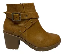 Comprar Botin Dama Casuales Moda Vestir C\u002F Cierre Bota Tacon 6001