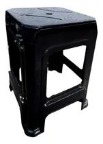 Comprar Banquetas Plasticas Apilables Super Reforzadas Banquito X 6 Acabado de la estructura Brillante Color Negro