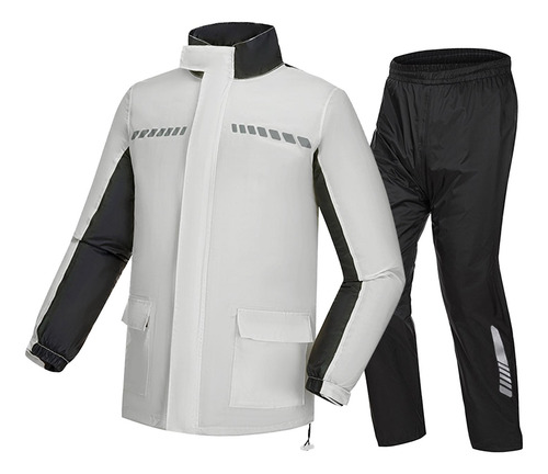 Traje De Lluvia Traje De Lluvia Cuello Y Puños Ajustables
