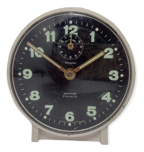 Reloj Despertador Mauthe Repeto Alemán Vintage