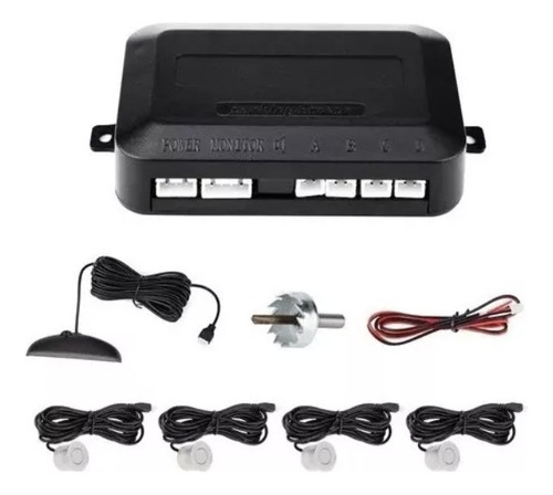 Sensor De Estacionamiento Ultrasónico Display Sonido W-a43