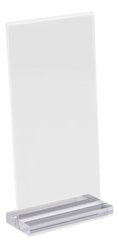 Soporte De Letrero Transparente, Pantalla Vertical De Doble
