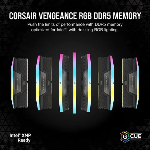 Corsair Vengeance Rgb Ddr5 Ram 32 Gb (2 X 16 Gb) 5600 Mh
