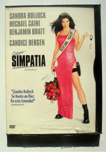Dvd - Miss Simpatia - Box Carton - Imp. Brasil - Nuevo