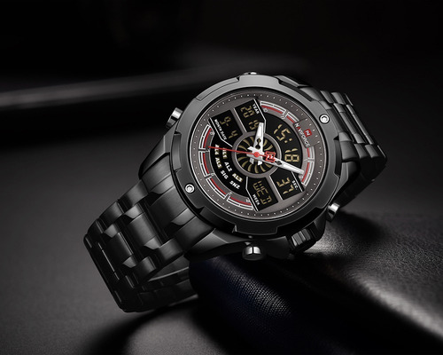 Relógio Masculino Esportivo Digital Naviforce Original 9170