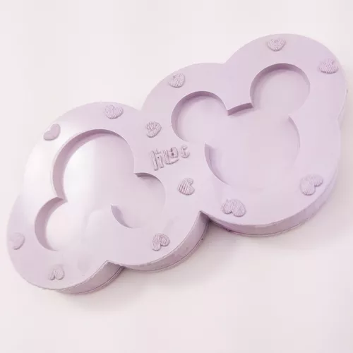 Molde de Silicone para Resina Ratinhos Fofinhos - 2 cavidades (4,5 cm) -  Estúdio Lilac - Moldes de Silicone para Resina