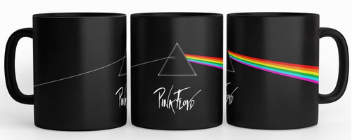 Taza Negra Pink Floyd