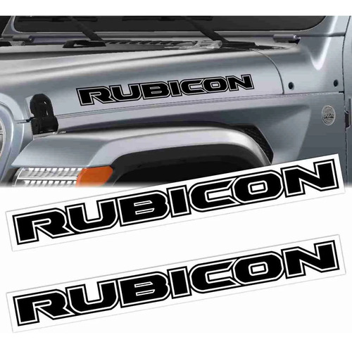 Calcomanias Jeep Rubicon Cofre Varios Modelos (2 Piezas)