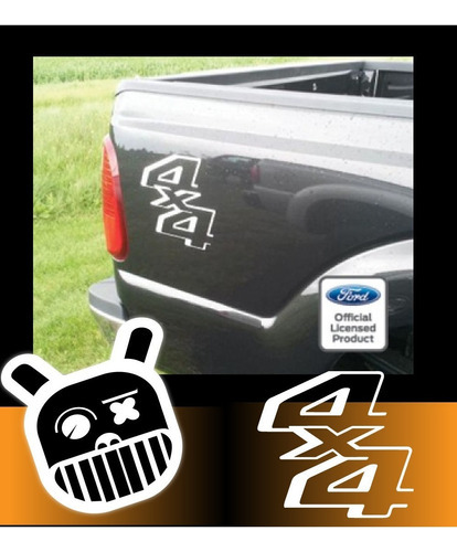 Calco Decorativa Ford 4x4 Pick Up. Variedad En Colores.