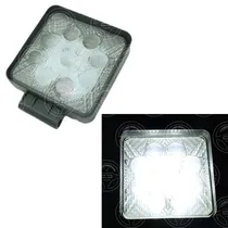 Comprar Faro Cuadrado 9 Led C\u002F Lupas 5d Blanco Niebla Auxiliar 27w 4