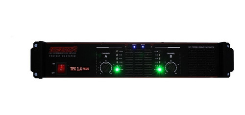 Amplificador Techaudio Moelo Tpxplus 1.4 Plus 1400 Watts