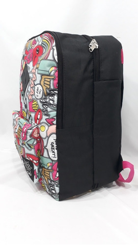 Imagen 5 de 8 de Combo Bolso Patin Mochila Doble + Organizador Cartuchera