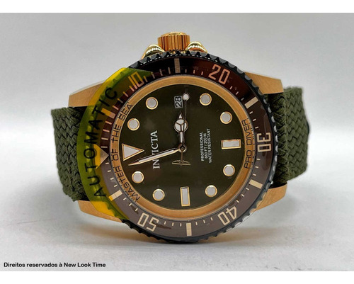 Reloj Invicta Pro Diver 38240 Tela Automático Hombre Verde Verde Musgo Negro Verde Musgo (Reacondicionado)