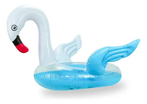 comprar Flotador Inflable Flamingo Azul Blanco Salvavidas Infantil