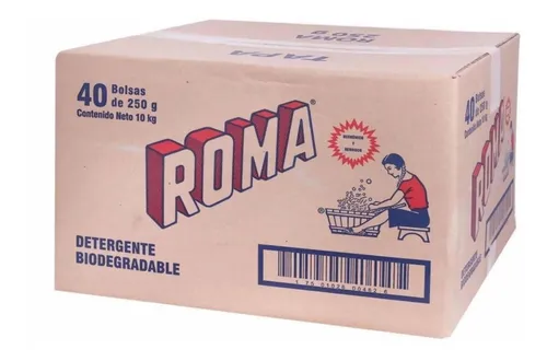 comprar Caja Jabón Deetergente Roma En Polvo 40 Bolsas De 250g C\u002Fu