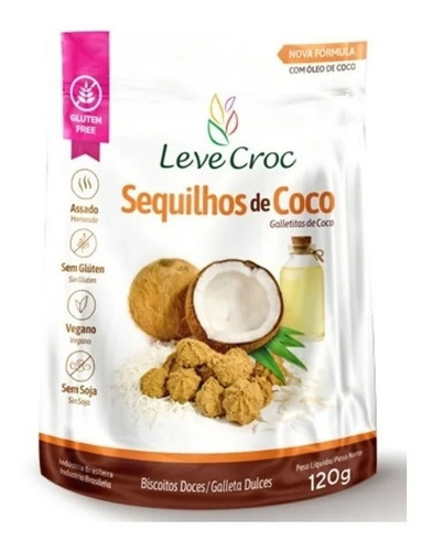 Biscoitos Doces Sem Glúten Sequilhos De Coco Vegano Cookies