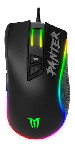 Imagen 2 de 10 de Mouse Gamer | Multicolor + Macro | Panter Gm302