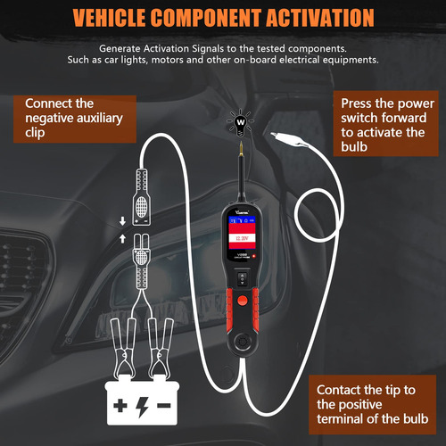 Kit Sonda De Circuito Probador Automotriz 12v 24v Herramient