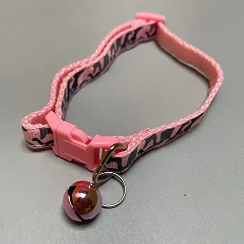Newtensina Collar Para Gato 3 Piezas Camuflaje Con Campanas