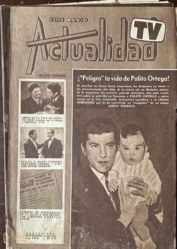 Cine Radio Actualidad Tv Revista, 1964, Palito Nº 1478 Cl01