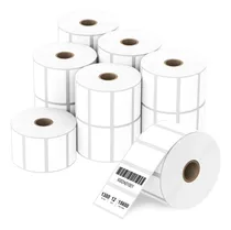 Comprar Etiquetas Térmicas Directas 5 X 2,5 Cm Para Impresoras 12 Ro