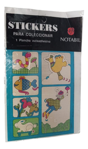 Calcomanias Retro Vintage 80s Notabil Plancha