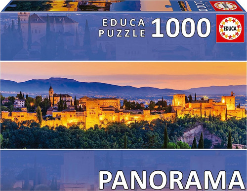 Puzzle Alhambra Granada Panorámica X1000 Piezas Educa