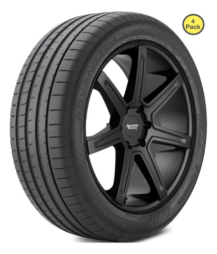 Paq 4 Llantas Yokohama Advan Sport V107d 245/35r19 93(y) Xl