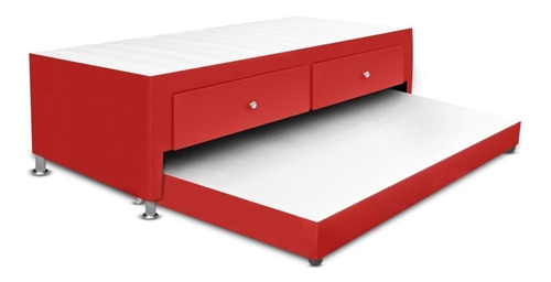 Cama Nido Duplex 120x190 Con Cajones+colchón Aux.