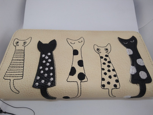 Billetera Mujer Gatitos Luxuryba