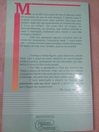 Sereis Uma Só Carne Felipe R. Q. Aquin (Usado)