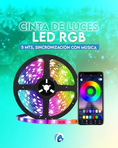 Cinta Luces Led Usb, 5 Metros Rgb