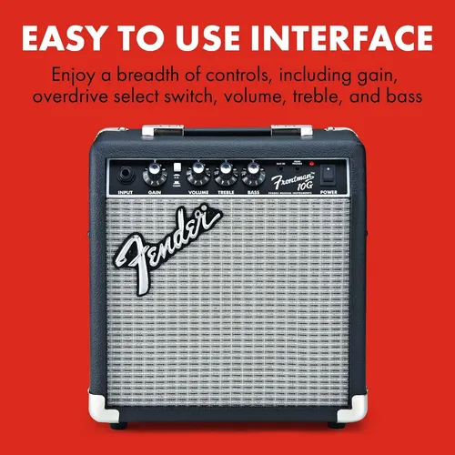 Amplificador De Guitarra Fender Frontman 10g, 10 Vatios, ...