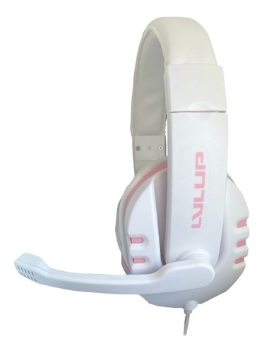 Imagen 6 de 9 de Teclado Mouse Y Diadema Gaming Lu745 Rosa