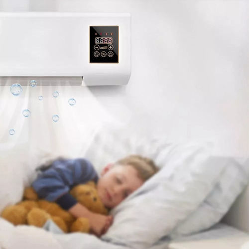 Calefactor Aire Frio Caliente Control Remoto Pared