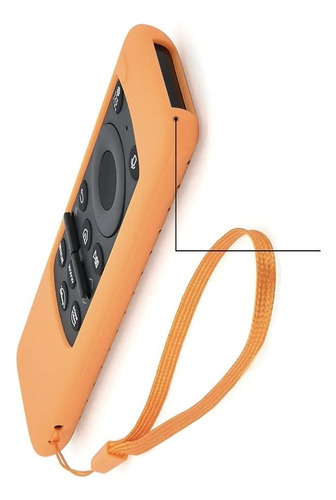 Funda De Silicona Para Control Solar Samsung Qled Naranja