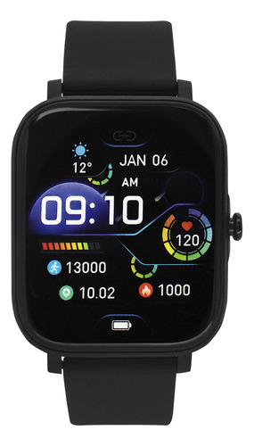 Relógio Smartwatch Tuguir Preto Digital 1 Ano De