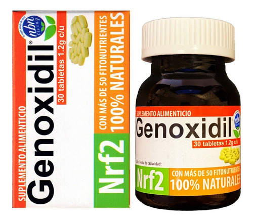 Genoxidil La Tableta Más Completa Del Planeta 30 Capsulas