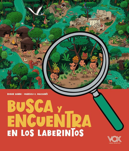 Busca Y Encuentra En Los Laberintos, De Vox Editorial. Editorial Vox, Tapa Dura En Español