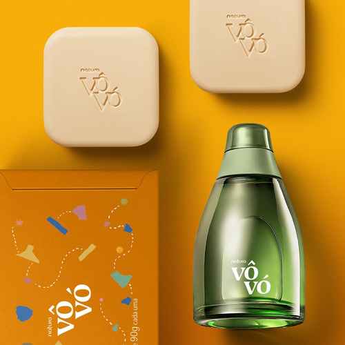 Presente Natura Vôvó Masculino Dia Dos Avós - Vovô Colônia 100ml + 2 Sabonetes 90g Cada Volume Da Unidade 100 Ml