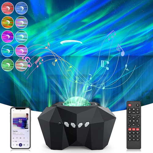 Proyector Galaxy Star Night Light Aurora 10 En 1 Led 3d