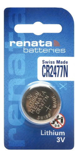 8 X Pilas Boton Cr2477 2477n Renata Original Suiza Blister