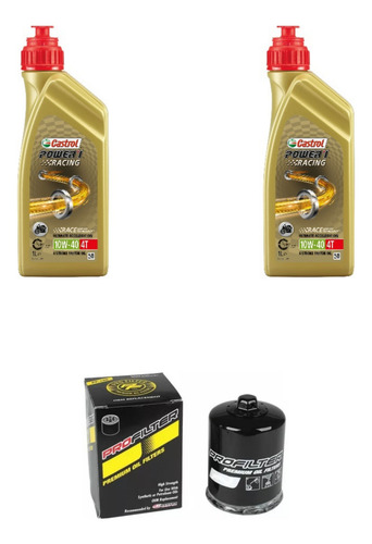 Kit Mantencion Hyosung Gd 250n/gd250r (2lcastrolfull+filtro)