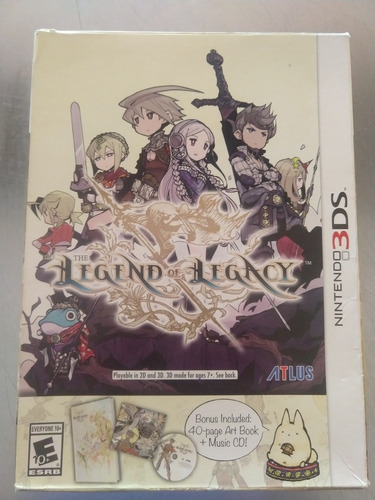 The Legend Of Legacy Launch Edition Nintendo 3ds 