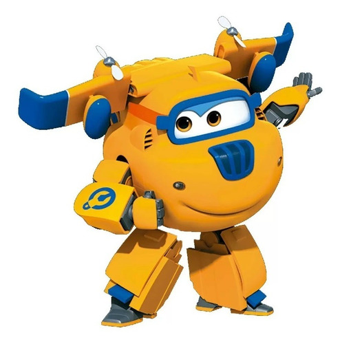 Brinquedo Cubic Avião Super Wings  Donnie  Multikids Br1411